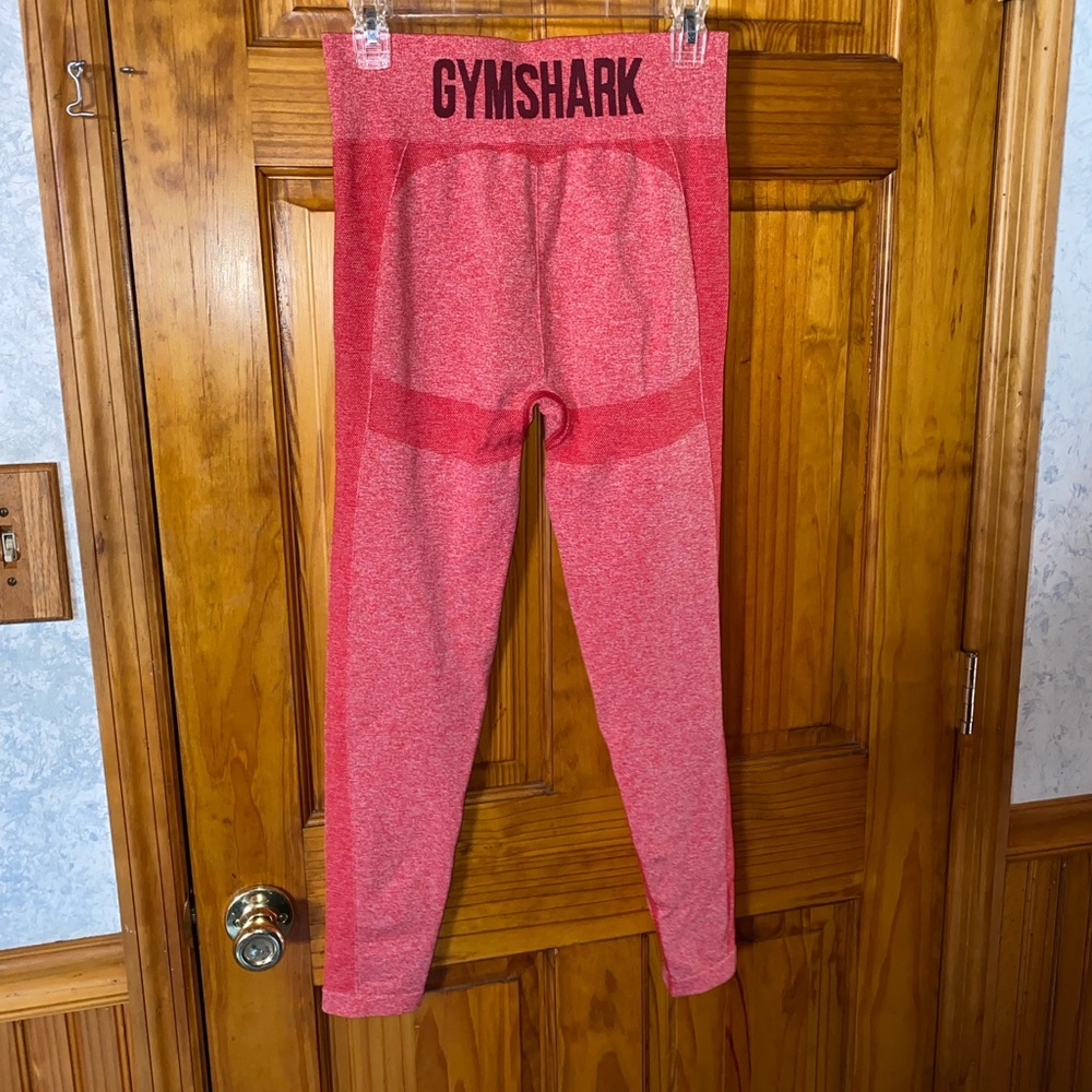 Gymshark Red/Pink Ombre Seamless Leggings